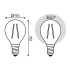 Лампа светодиодная Gauss Filament E14 7W 2700K 105901107T Лампа светодиодная Gauss Filament E14 7W 2700K 105901107T