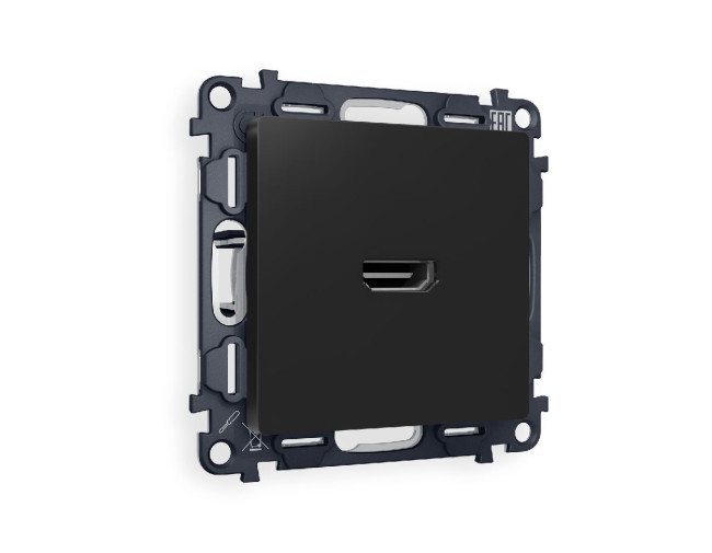 Комплект механизма розетки HDMI 2.0 40V/500mA 2.0GHz 5-18Gbit/s Ambrella Volt Alfa MA814010 Комплект механизма розетки HDMI 2.0 40V/500mA 2.0GHz 5-18Gbit/s Ambrella Volt Alfa MA814010