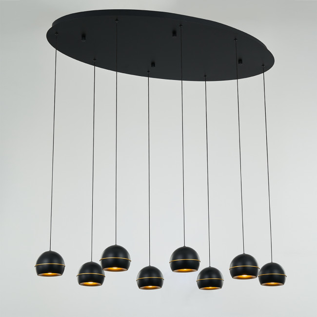 Подвесная люстра DeLight Collection MD21001034-8A black/gold Подвесная люстра DeLight Collection MD21001034-8A black/gold