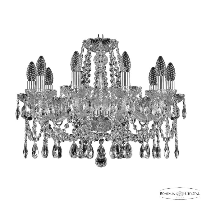 Подвесная люстра Bohemia Ivele Crystal 107/10/200 Ni Подвесная люстра Bohemia Ivele Crystal 107/10/200 Ni
