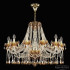 Подвесная люстра Bohemia Ivele Crystal 5413/12/300 G Amber/M-1F K721 Подвесная люстра Bohemia Ivele Crystal 5413/12/300 G Amber/M-1F K721