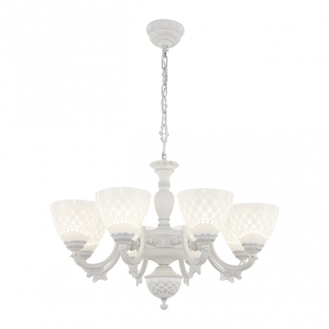 Подвесная люстра Arte Milano 343837/8 WT+SL Подвесная люстра Arte Milano 343837/8 WT+SL