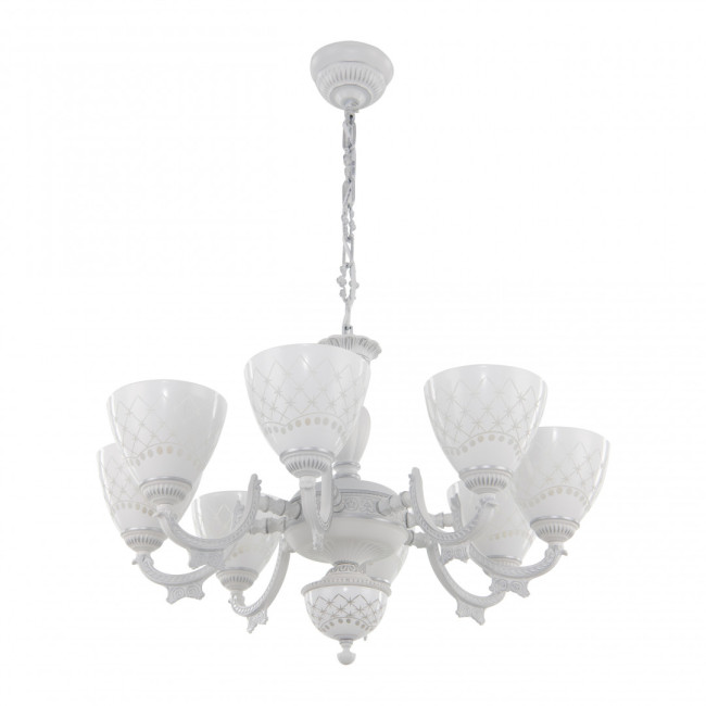 Подвесная люстра Arte Milano 343837/8 WT+SL Подвесная люстра Arte Milano 343837/8 WT+SL