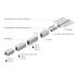 Профиль Arlight SL-BEVEL-3000 ANOD (Алюминий) 062326 Профиль Arlight SL-BEVEL-3000 ANOD (Алюминий) 062326