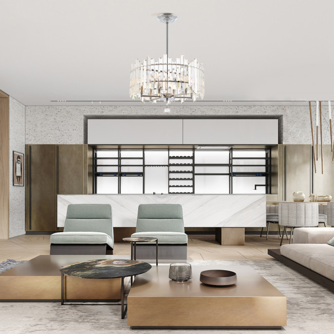 Люстра на штанге Arte Milano Sorrento 372409/6/350/470 CR