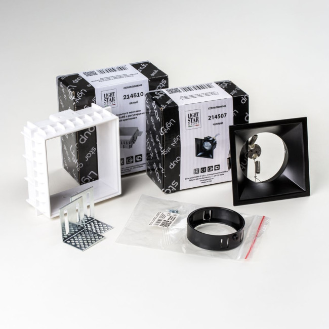 Встраиваемый светильник Lightstar Domino (214510+214507+214007) G214507BMOD Встраиваемый светильник Lightstar Domino (214510+214507+214007) G214507BMOD