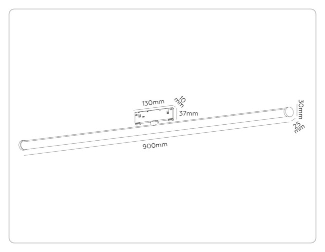 Трековый магнитный светильник Ambrella Light Track System GL2380 Трековый магнитный светильник Ambrella Light Track System GL2380