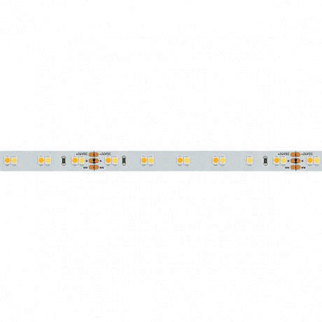 Светодиодная лента Arlight 9,6W/m 120LED/m 3528SMD теплый белый/белый 5M 025211(2)