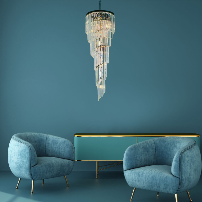 Каскадная люстра Divinare 3011/01 SP-11 Каскадная люстра Divinare 3011/01 SP-11