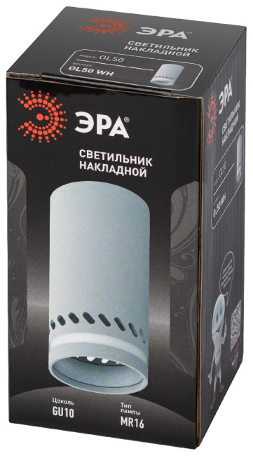 Накладной светильник Эра OL50 WH Б0059802 Накладной светильник Эра OL50 WH Б0059802