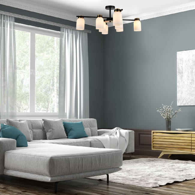 Люстра на штанге Escada Madison 1151/8P Люстра на штанге Escada Madison 1151/8P