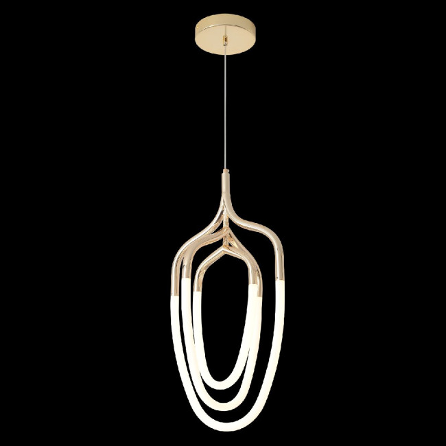 Подвесной светильник Crystal Lux PERA SP50W LED GOLD Подвесной светильник Crystal Lux PERA SP50W LED GOLD