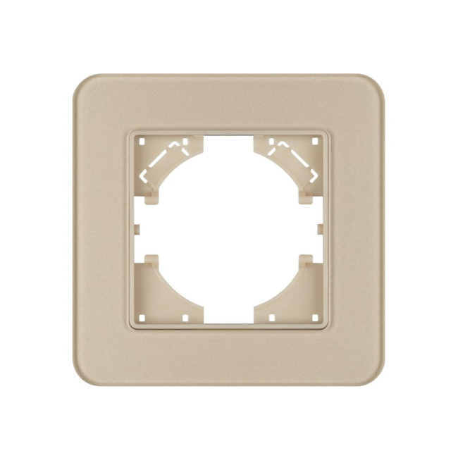 Рамка стеклянная на 1 пост Arlight FRM-OMALI-SFGS-1-GD 049679