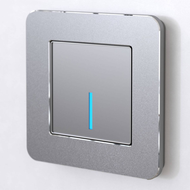 Рамка на 1 пост Werkel Platinum алюминий 4690389184413 W0012606