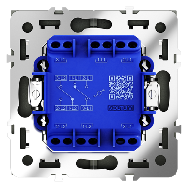 Проходной переключатель двухклавишный Voltum S70 VLS020308 (черный матовый) Проходной переключатель двухклавишный Voltum S70 VLS020308 (черный матовый)