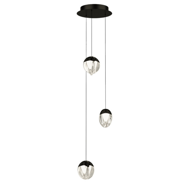 Подвесной светильник Delight Collection MD24001033-3A black/clear