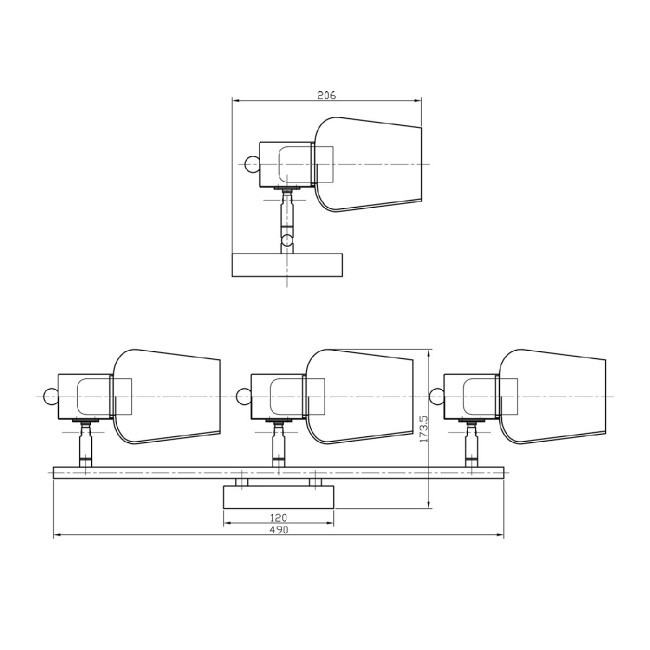 Спот Escada Woody 691/3P Спот Escada Woody 691/3P