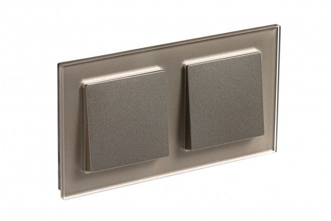 Рамка 2-ая Systeme Electric AtlasDesign Nature Стекло шампань ATN320502 Рамка 2-ая Systeme Electric AtlasDesign Nature Стекло шампань ATN320502
