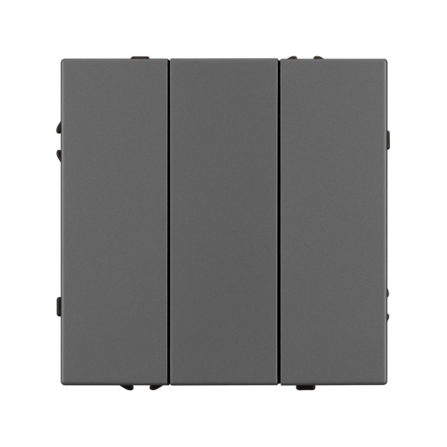 Механизм выключателя трехклавишный непроходной Arlight SWT-NOBE-MK03-SFPL-GR (230V, 10A) (Серый базальт) 061799 Механизм выключателя трехклавишный непроходной Arlight SWT-NOBE-MK03-SFPL-GR (230V, 10A) (Серый базальт) 061799