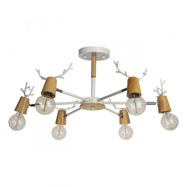 Люстра на штанге Loft IT Sven 10024/6 White Люстра на штанге Loft IT Sven 10024/6 White