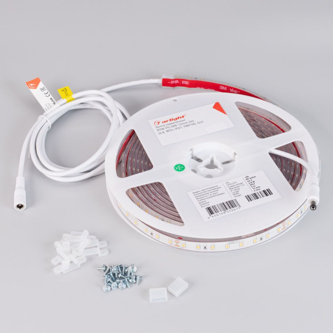 Светодиодная герметичная лента Arlight RTW-PS-A80-12mm 24V Warm2400 (4.8 W/m, IP67, TWP100, 5m) 053506 Светодиодная герметичная лента Arlight RTW-PS-A80-12mm 24V Warm2400 (4.8 W/m, IP67, TWP100, 5m) 053506