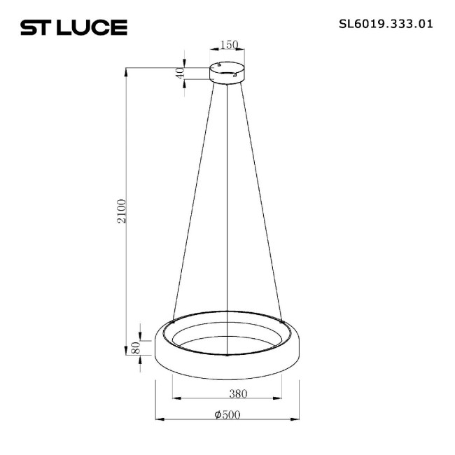Подвесная люстра ST Luce Foray SL6019.333.01