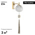 Бра Odeon Light Modern 5432/1W Бра Odeon Light Modern 5432/1W