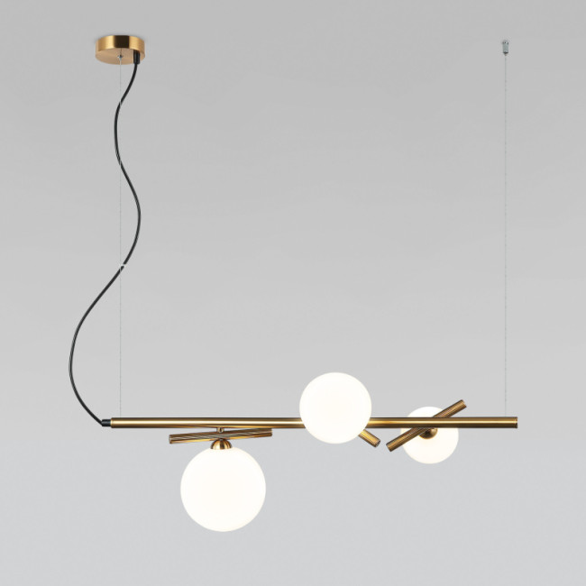 Подвесная люстра Eurosvet Salut 50382/3 латунь a062095 Подвесная люстра Eurosvet Salut 50382/3 латунь a062095