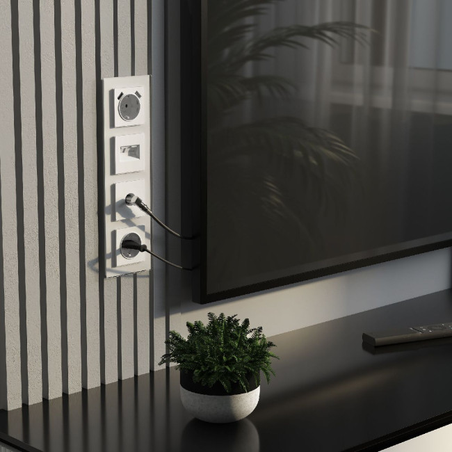 Розетка с заземлением, шторками и USBх2 Werkel 4690389191992 W1171561 a062406