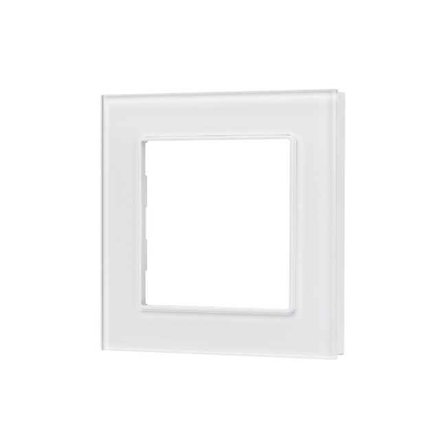 Рамка одноместная Arlight FRM-GLARE-GS-1-WH 043786