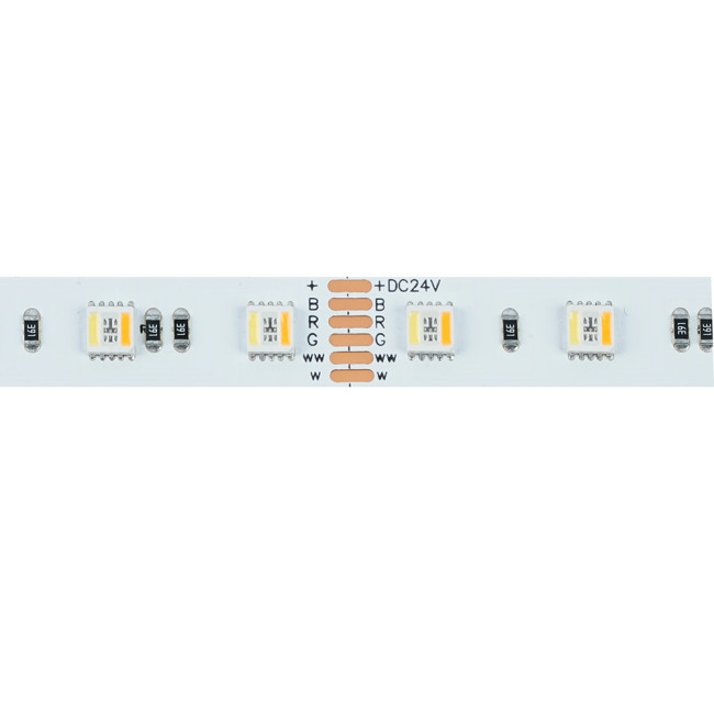 Лента светодиодная 24V Feron LS508, 60*SMD5050, 20W/m, IP20, RGB+2300К+6500K 53336