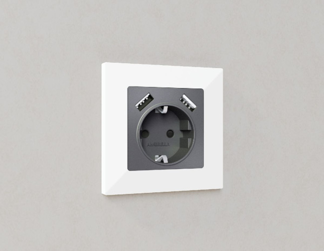 Рамка одноместная Ambrella Volt Techno AF220101 Рамка одноместная Ambrella Volt Techno AF220101