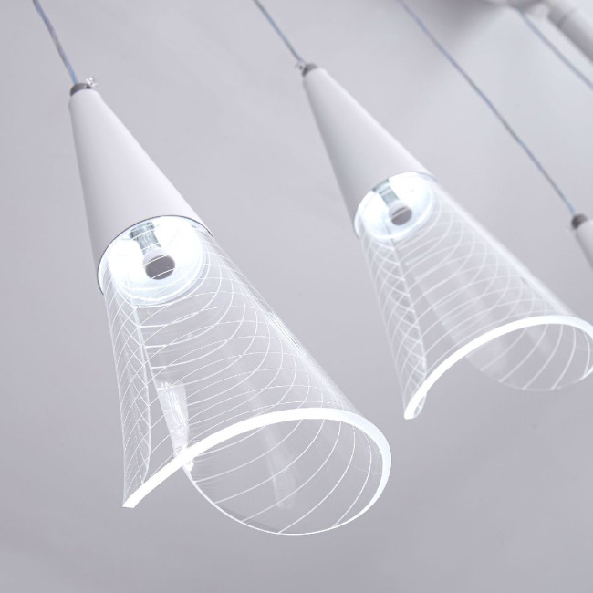 Подвесная люстра LED4U L7105-7 WТ
