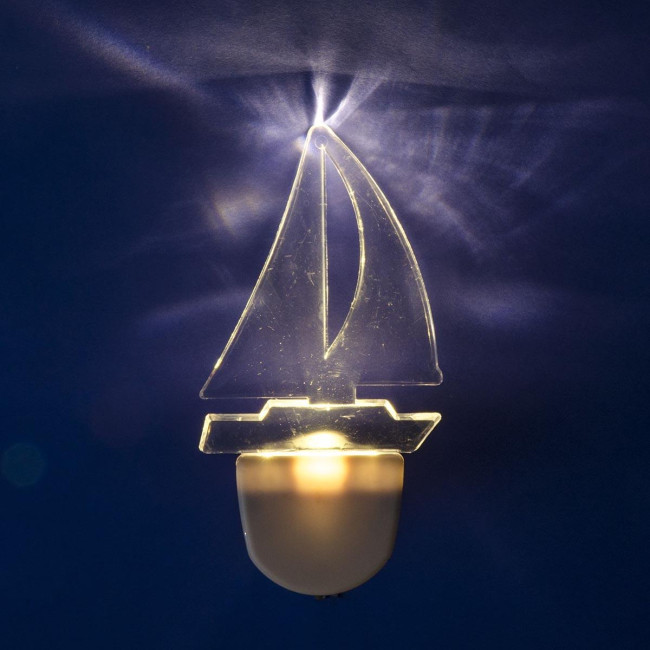 Светильник-ночник Uniel DTL-315 Кораблик/White UL-00007051 Светильник-ночник Uniel DTL-315 Кораблик/White UL-00007051