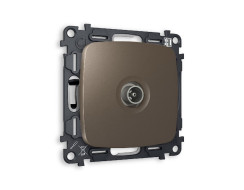 Комплект механизма TV розетки проходной 5-1000 MHz 4dB Ambrella Volt Omega MO643030