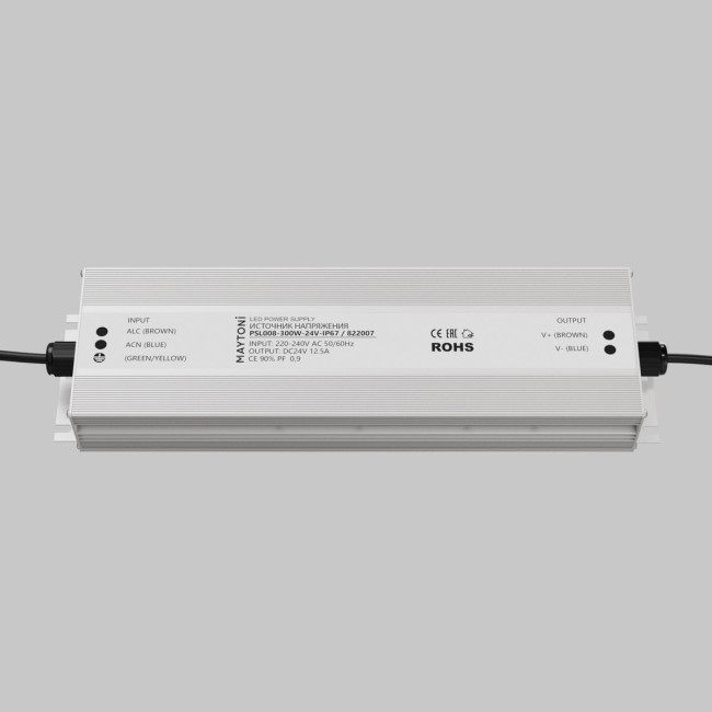 Блок питания Maytoni Led Strip PSL008 24В 300Вт IP67 822007 Блок питания Maytoni Led Strip PSL008 24В 300Вт IP67 822007