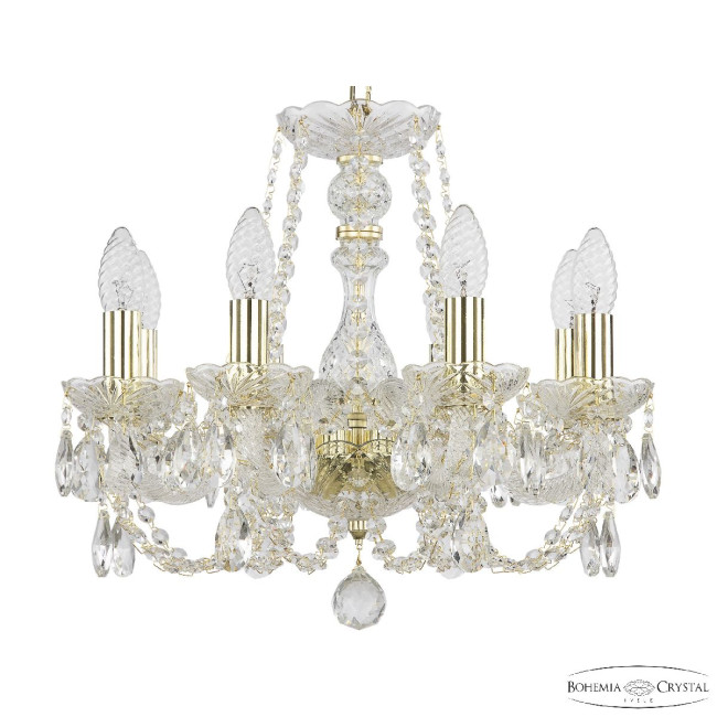 Подвесная люстра Bohemia Ivele Crystal 101/8/141 G Подвесная люстра Bohemia Ivele Crystal 101/8/141 G