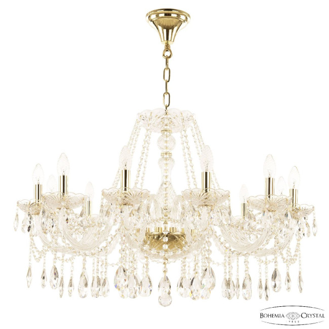 Подвесная люстра Bohemia Ivele Crystal 116/12/300 G Подвесная люстра Bohemia Ivele Crystal 116/12/300 G