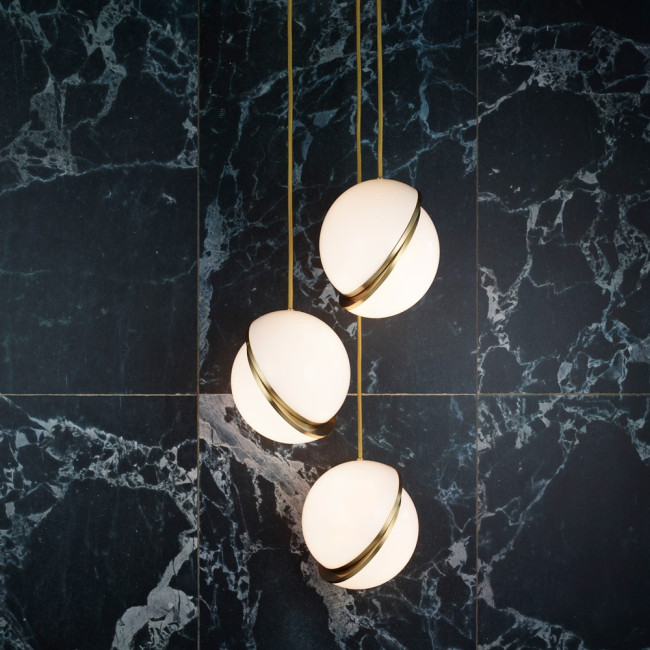 Подвесной светильник Crescent 3S brass Подвесной светильник Crescent 3S brass