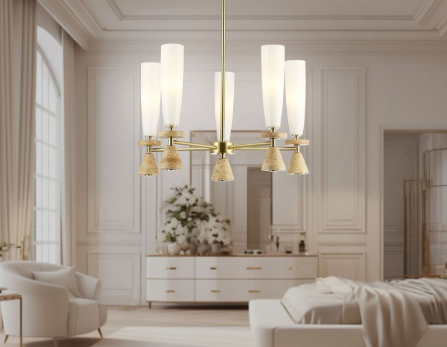 Люстра на штанге Ambrella Light High Light Ceramo Modern LH75371 Люстра на штанге Ambrella Light High Light Ceramo Modern LH75371