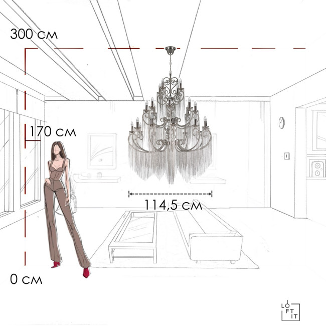 Подвесная люстра Loft IT Wonderland 10405/24 Подвесная люстра Loft IT Wonderland 10405/24