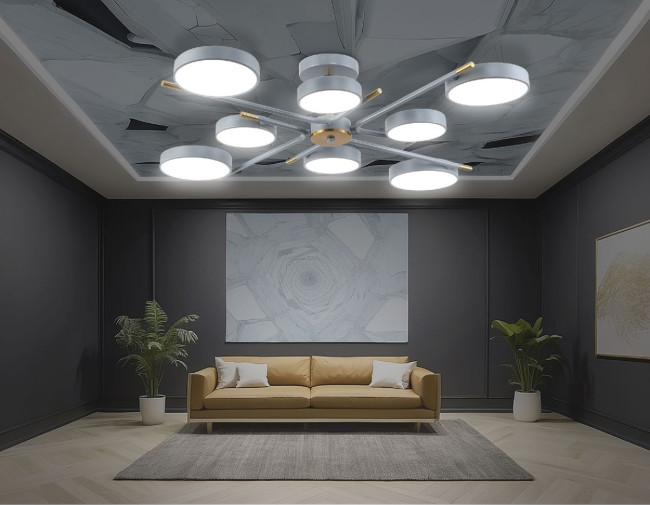 Люстра на штанге Ambrella Light Linetech Comfort FL516339 Люстра на штанге Ambrella Light Linetech Comfort FL516339