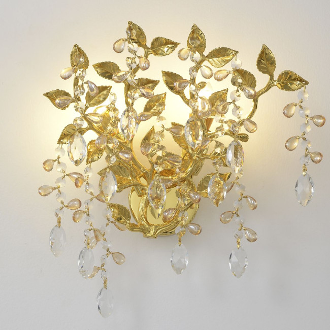 Настенный светильник Crystal Lux EDEN AP2 GOLD Настенный светильник Crystal Lux EDEN AP2 GOLD