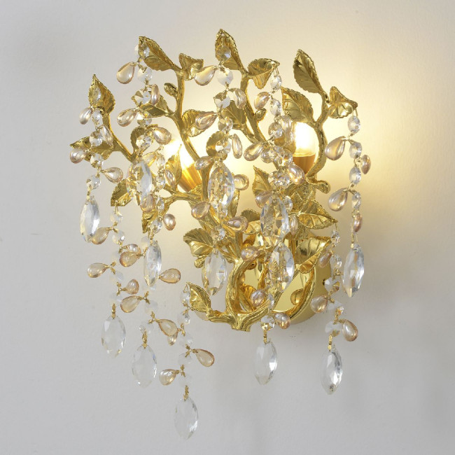 Настенный светильник Crystal Lux EDEN AP2 GOLD Настенный светильник Crystal Lux EDEN AP2 GOLD
