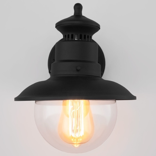 Уличный настенный cветильник Elektrostandard Talli D GL 3002D черный 4690389106576 Уличный настенный cветильник Elektrostandard Talli D GL 3002D черный 4690389106576