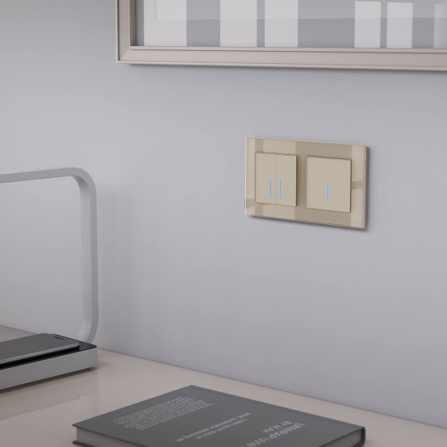 Рамка на 2 поста Werkel Favorit шампань W0021111 4690389159596 Рамка на 2 поста Werkel Favorit шампань W0021111 4690389159596