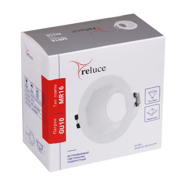 Точечный светильник Reluce 16128-9.0-001 GU10 WT Точечный светильник Reluce 16128-9.0-001 GU10 WT
