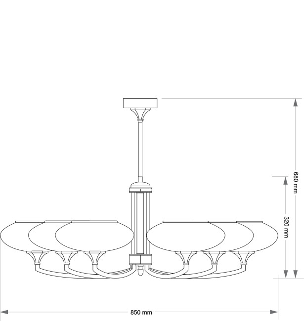 Подвесная люстра Kutek Decor DEC-ZW-6 (P) Подвесная люстра Kutek Decor DEC-ZW-6 (P)