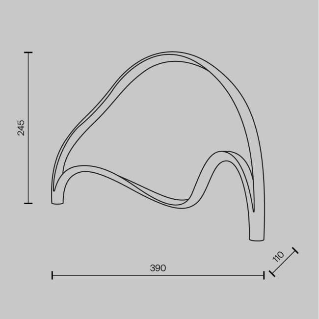 Настольная лампа Maytoni Plons MOD283TL-L12BS3K