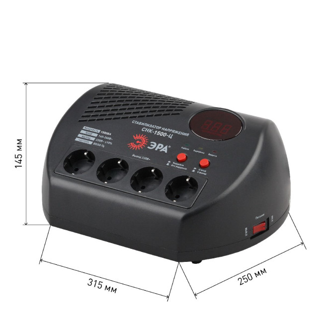 Стабилизатор Эра СНК-1500-Ц Б0031073 Стабилизатор Эра СНК-1500-Ц Б0031073